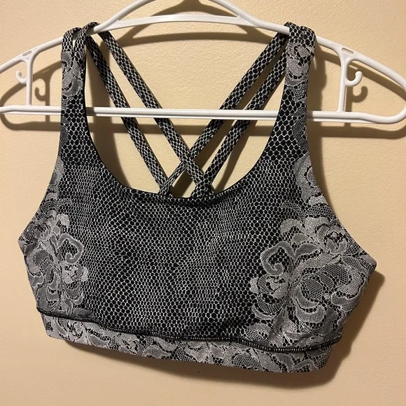 Lululemon Energy Bra; lace pattern - Picture 1 of 4
